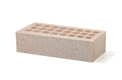 Картинка Кирпич - Облицовочный кирпич Облицовочный пустотелый : М-150 размером 120x250x65. Цвет бежевый, производство Губский кирпичный завод 