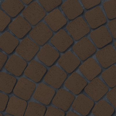 Брусчатка коричневая "Мюнхен" квадро R